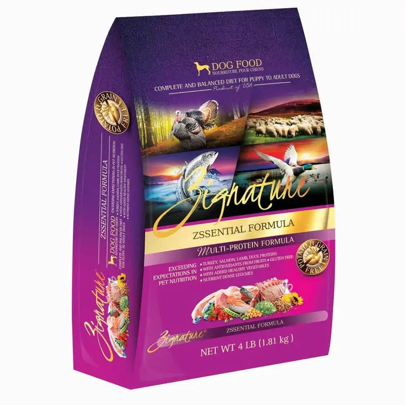 ZIGNATURE DOG FOOD - ZSSENTIAL - 4 LB.