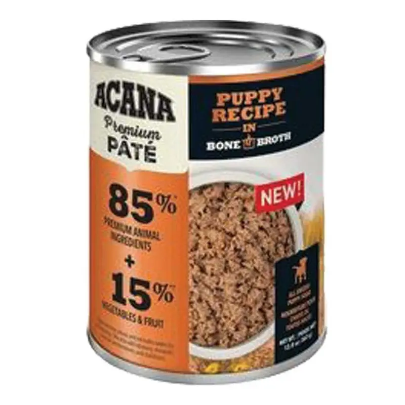 Acana Premium Chunks  Wet Food - Puppy Recipe in Bone Broth - 12.8 oz