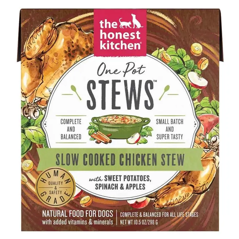 Honest Kitchen Chicken Stew w/Sweet Potato, Spinach, Apple - 10.5 oz