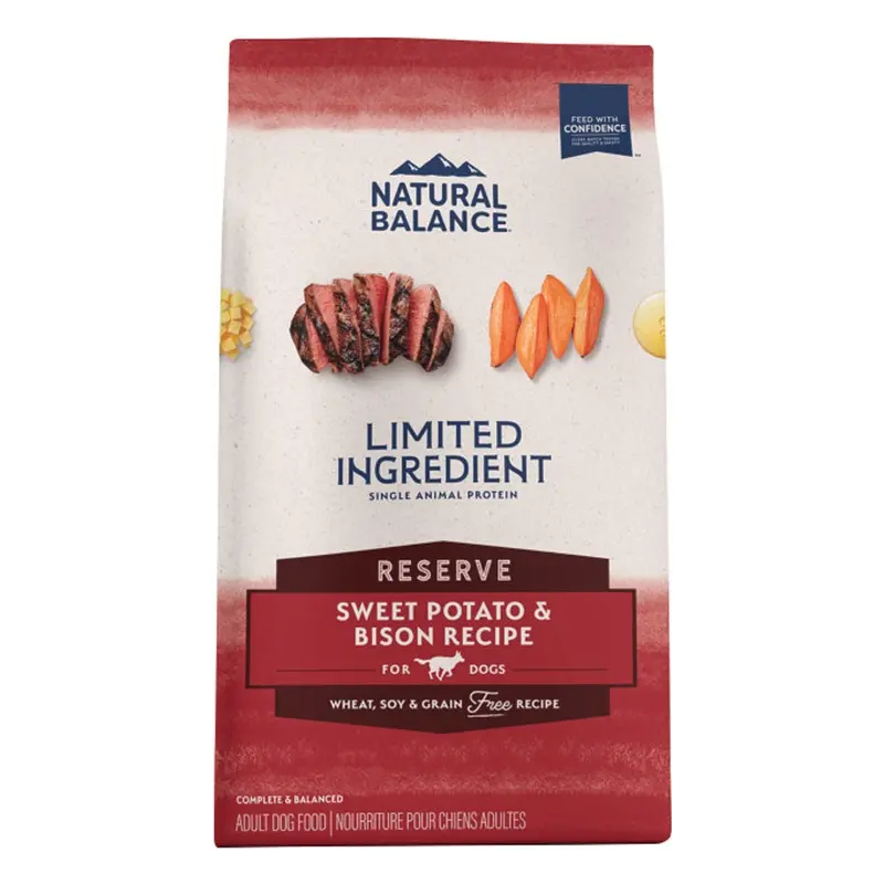 LID SWEET POTATO & BISON DOG FOOD - 22 LB.