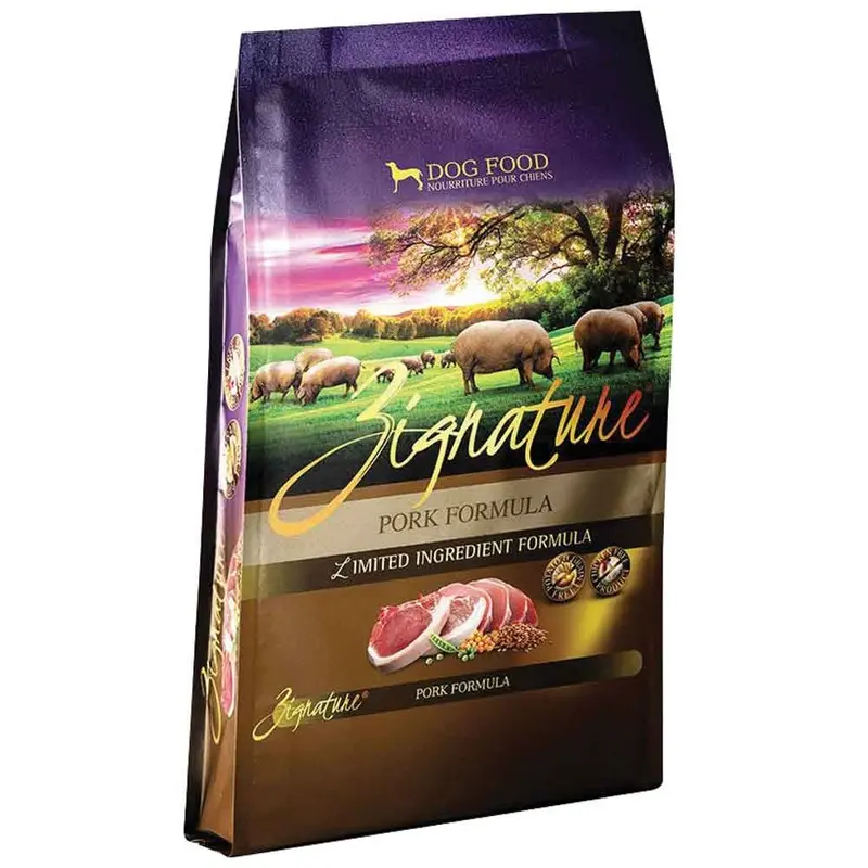 ZIGNATURE DOG FOOD - PORK - 4 LB
