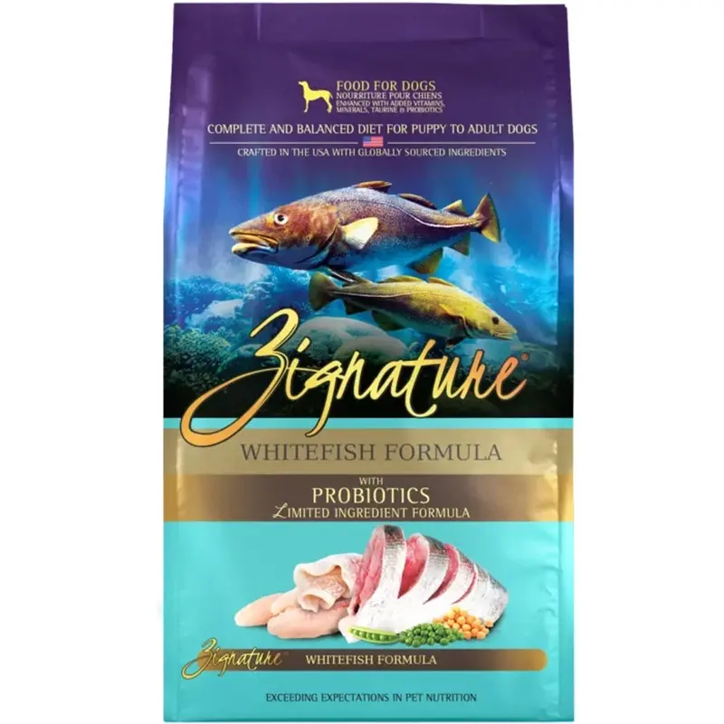 ZIGNATURE DOG FOOD - WHITEFISH - 25 LB