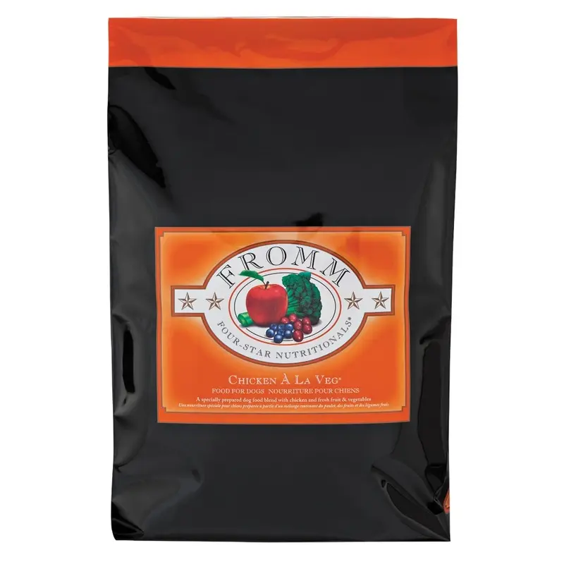 FROMM FOUR STAR DOG FOOD - CHICKEN A'LA VEG - 26 LB.