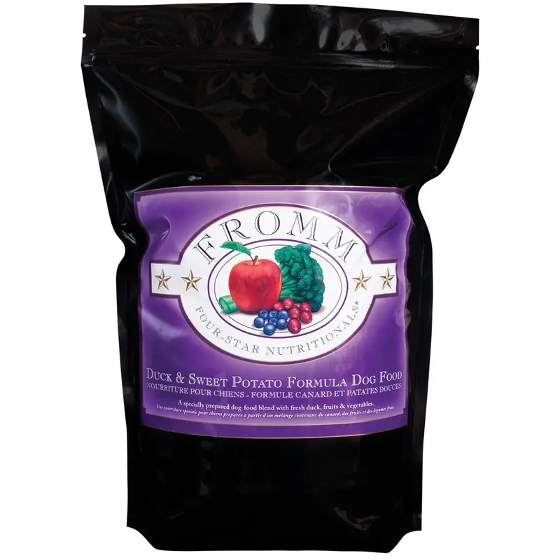 FROMM FOUR STAR DOG FOOD - DUCK AND SWEET POTATO - 4 LB.