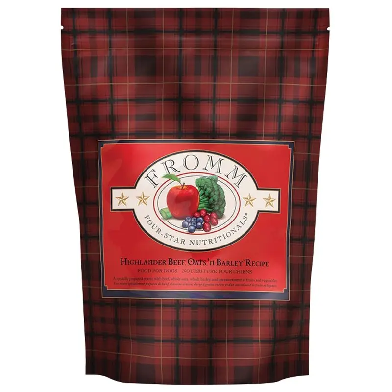 FROMM FOUR STAR DOG FOOD - HIGHLANDER BEEF - 4 LB.