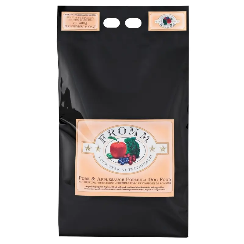 FROMM FOUR STAR DOG FOOD - PORK AND APPLESAUCE - 12 LB.