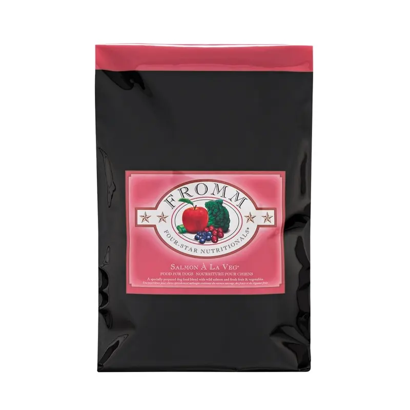 FROMM FOUR STAR DOG FOOD - SALMON A'LA VEG - 26 LB.