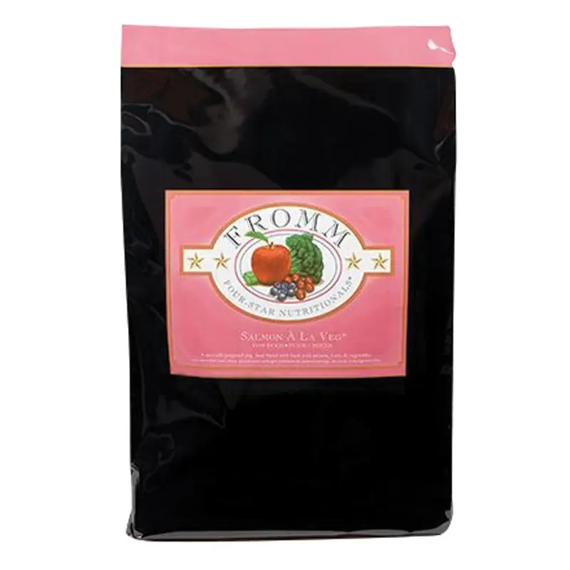 FROMM FOUR STAR DOG FOOD - SALMON A'LA VEG - 4 LB