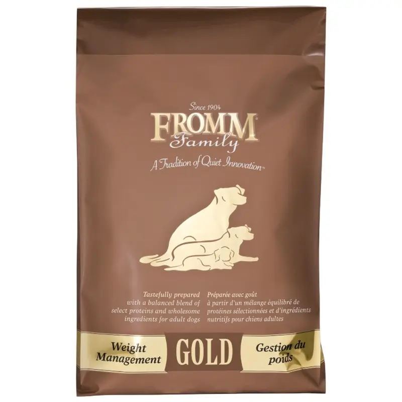 FROMM GOLD DOG FOOD - WEIGHT MANAGEMENT - 30 LB.
