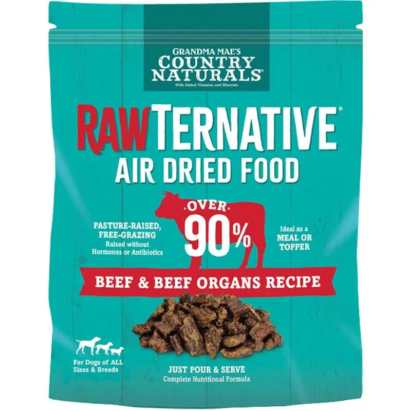 Grandma Maes - Rawternative Air Dried Dog Food - Beef - 5 oz