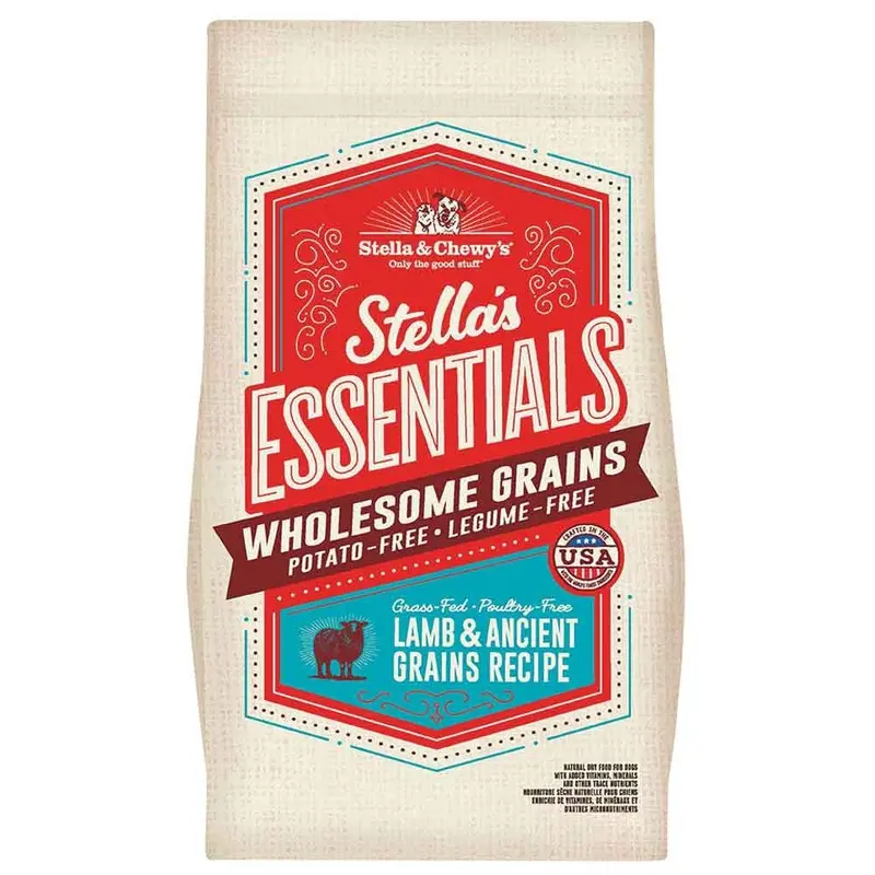 STELLAS ESSENTIALS DOG - LAMB/ANCIENT GRAIN - 25 LB