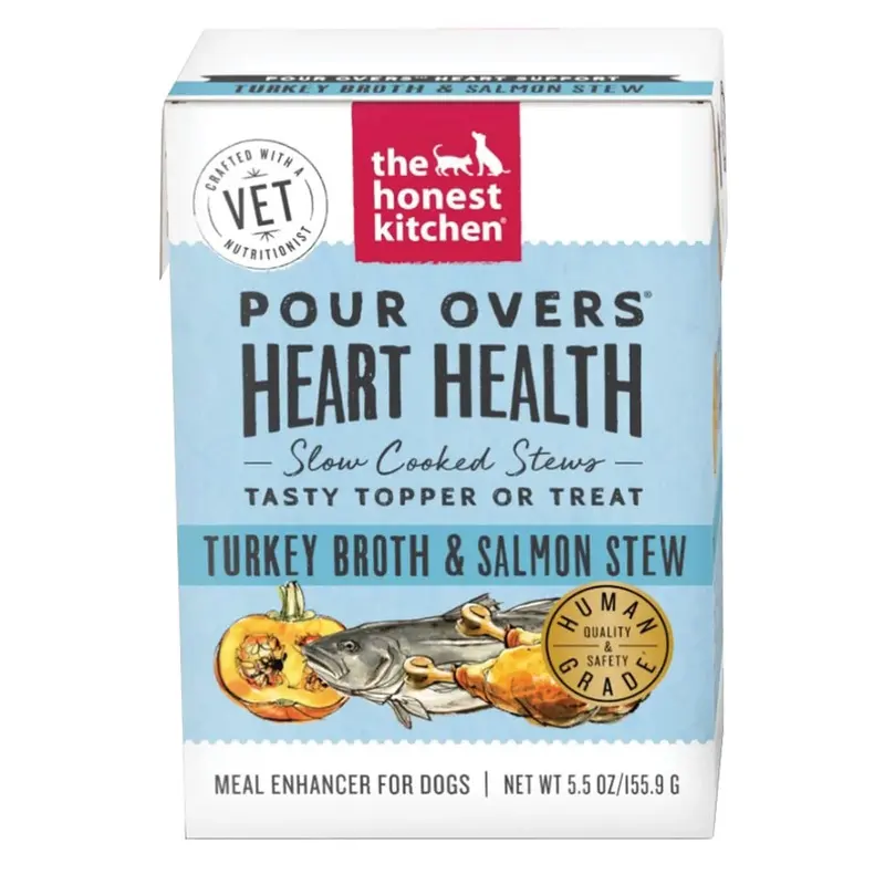 Honest Kitchen Dog - GF Pour Over - Heart Health - Salmon - 5.5 oz
