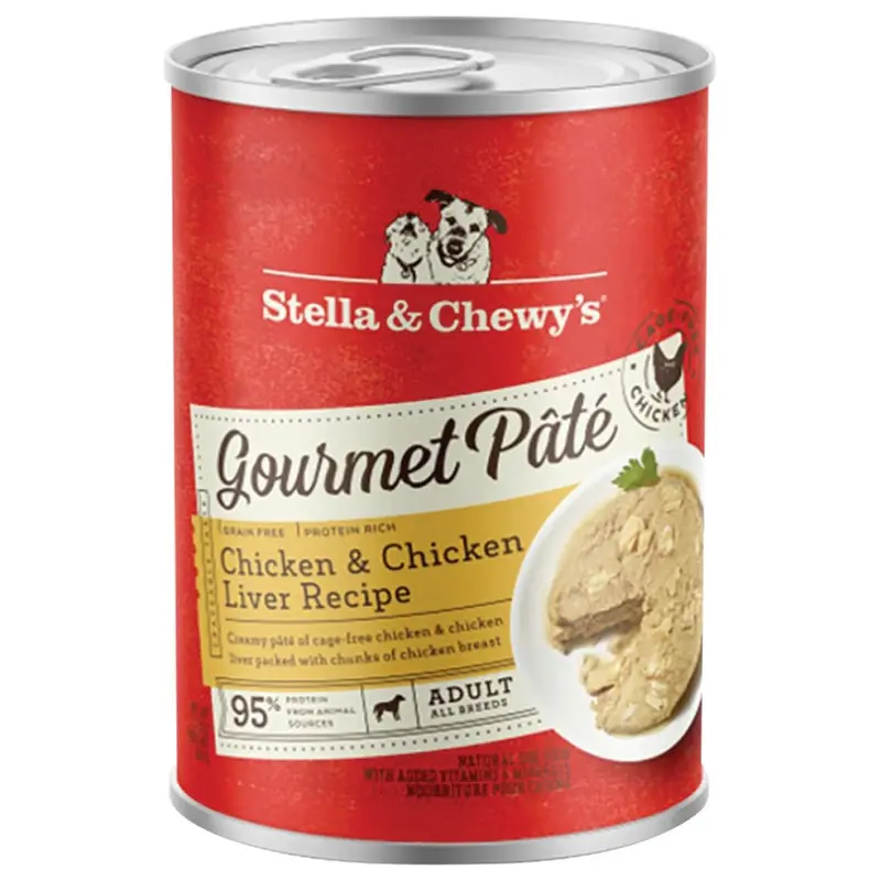 Stella & Chewy Dog - Gourmet Pate - Chicken/Liver - 12.5 oz