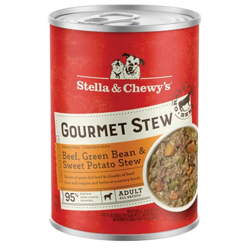 Stella & Chewy Dog - Gourmet Stew - Beef/Green Bean/Swt Pot - 12.5 oz