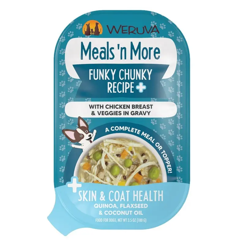 Weruva Dog Cup - Meals N More - Funky Chunky - 3 oz
