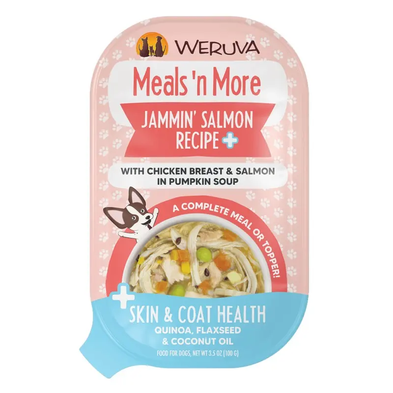 Weruva Dog Cup - Meals N More - Jammin Salmon - 3 oz