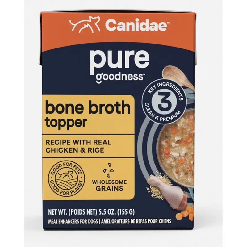 Canidae Dog Food - Pure Broth Topper - Chicken - 5.5oz