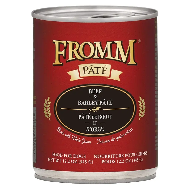 Fromm - Beef & Barley Pate Dog Food 12.2oz.