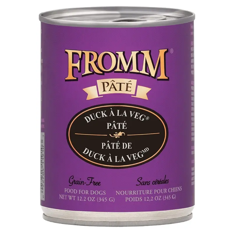 Fromm - GF Duck & Veg Pate Dog Food - 12.2oz.