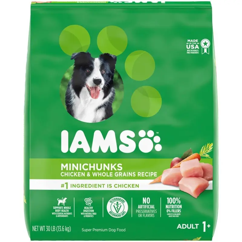 IAMS - PROACTIVE HEALTH MINI CHUNKS DOG FOOD 30LB