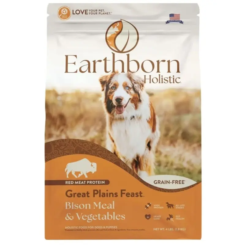EARTHBORN HOLISTIC - GREAT PLAINS GF DOG FOOD 4LB.