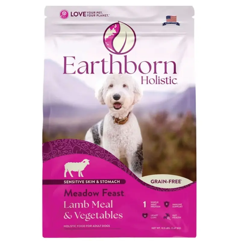 EARTHBORN HOLISTIC - MEADOW FEAST GF DOG FOOD 12.5LB.