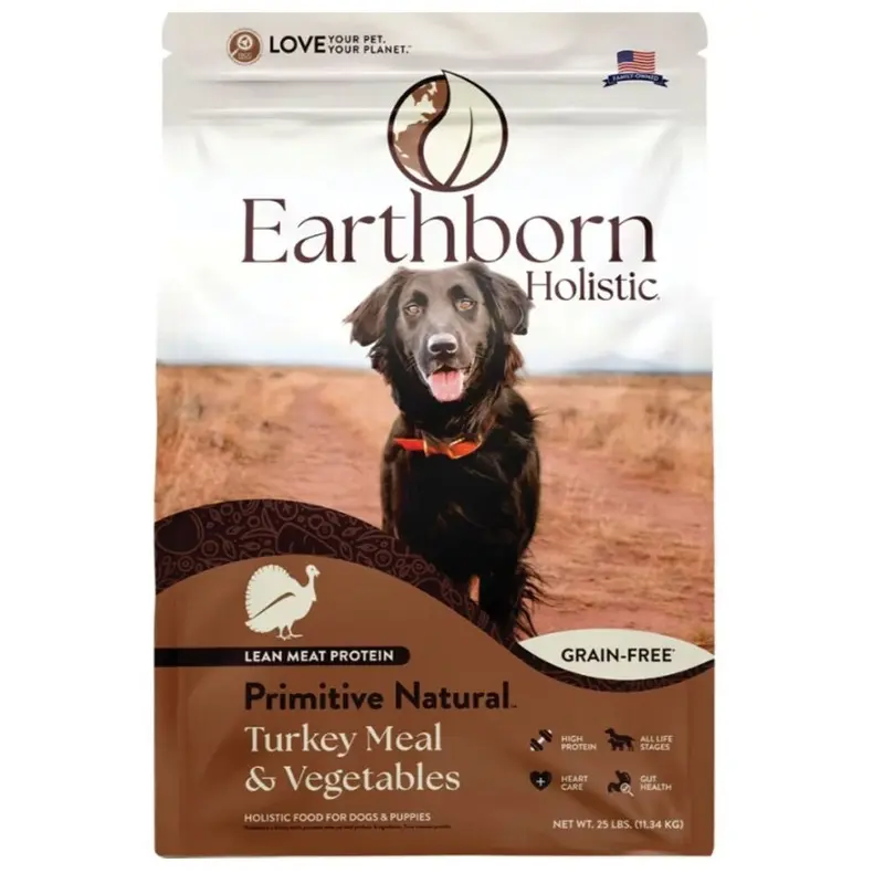 EARTHBORN HOLISTIC - PRIMATIVE NATURAL GF DOG FOOD 25LB.