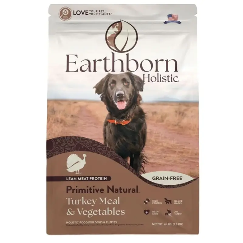 EARTHBORN HOLISTIC - PRIMATIVE NATURAL GF DOG FOOD 4LB.