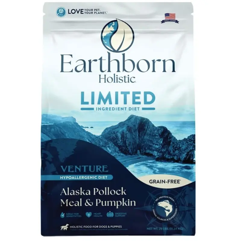 EARTHBORN VENTURE - LID GF POLLOCK DOG FOOD 25LB.
