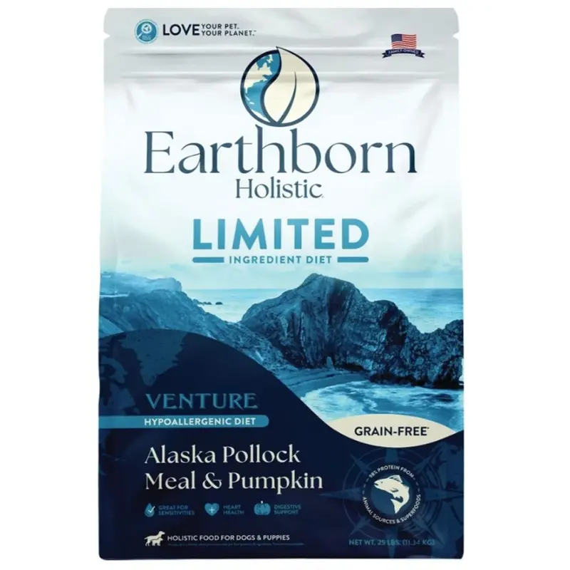 EARTHBORN VENTURE - LID GF RABBIT DOG FOOD 25LB.