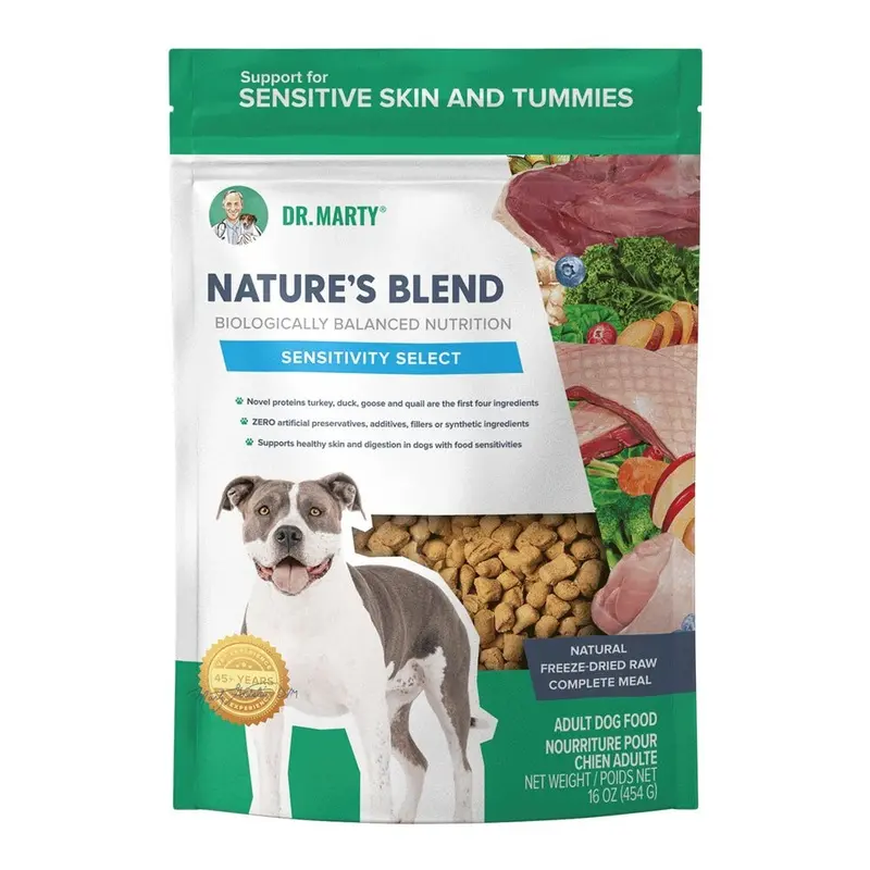 DR. MARTY - SENSITIVITY SELECT DOG FOOD 16OZ.