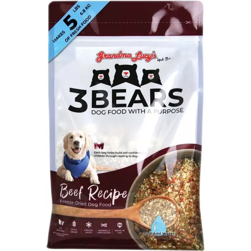 Grandma Lucys - 3 Bears Beef FD Dog Food 1lb.