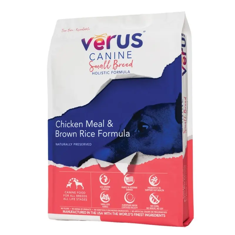 VERUS DOG FOOD - SMALL BREED - CHICKEN & RICE - 4LB