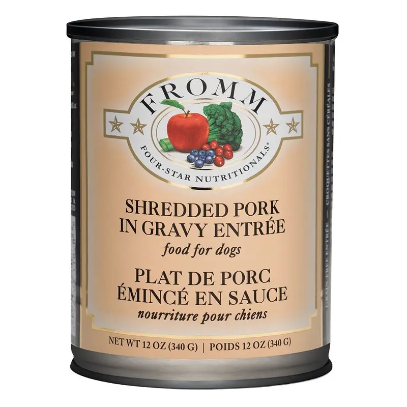 Fromm - 4Star Pork Shreds Dog Food 12oz.