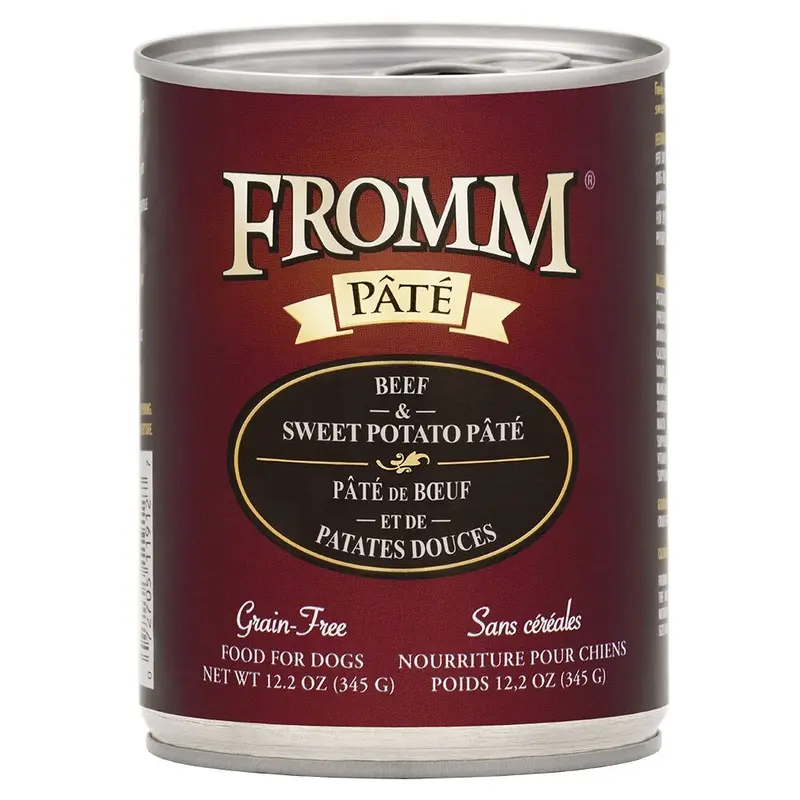 Fromm - GF Beef & Sweet Pot Pate Dog Food 12.2oz.