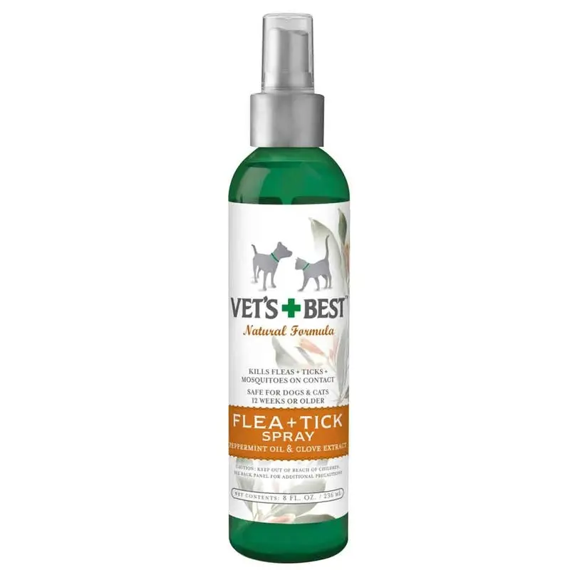 Vet's Best Natural Flea and Tick Spray - 8 oz.