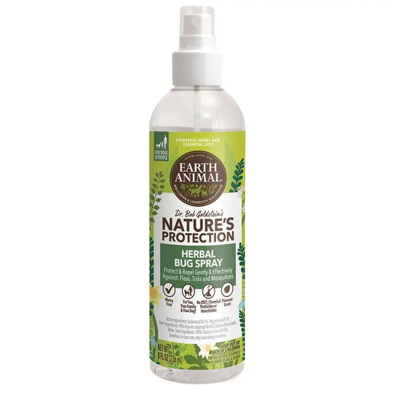 Earth Animal Dog Nature's Protection Herbal Bug Spray - 8 oz