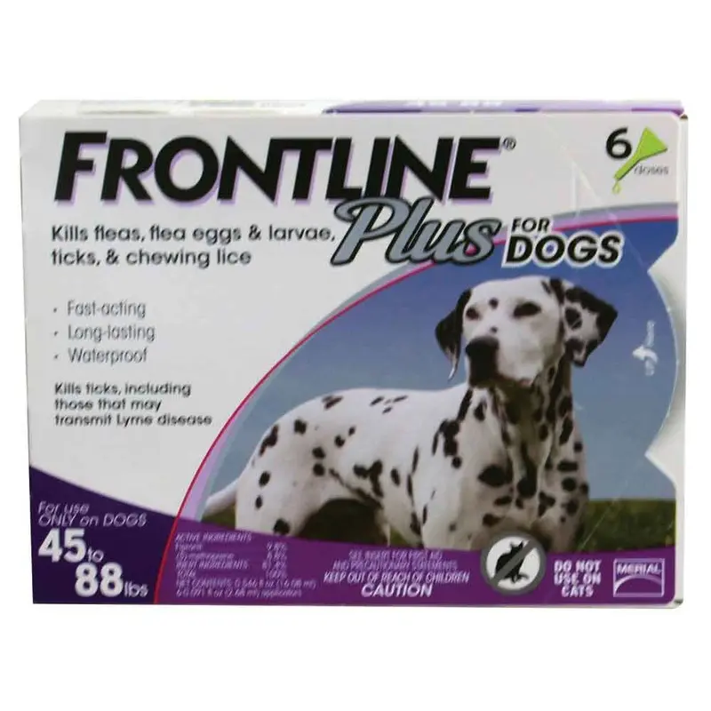 Frontline Plus for Dogs - Large - 45 to 88 lb. - 6 pk