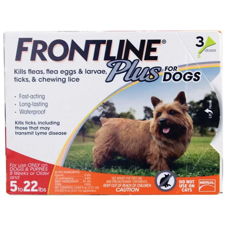 Frontline Plus for Dogs - Small - up to 22 lb. - 3 pk