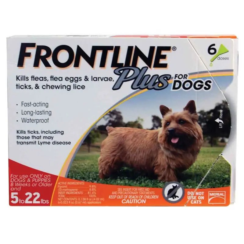 Frontline Plus for Dogs - Small - Up to 22 lb. - 6 pk