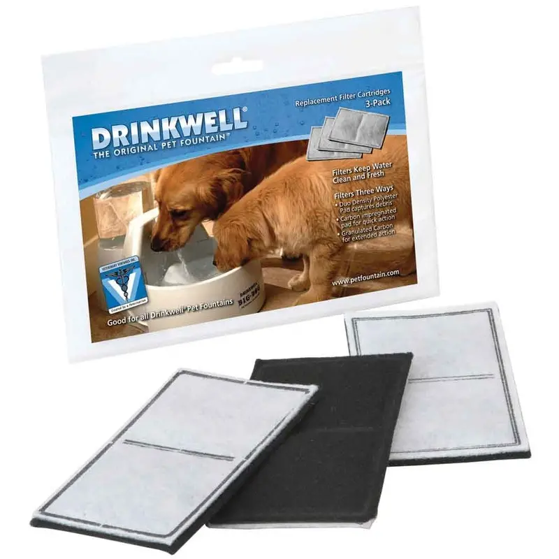 Drinkwell Fountain Replacement Filters - Dog - 3 pack