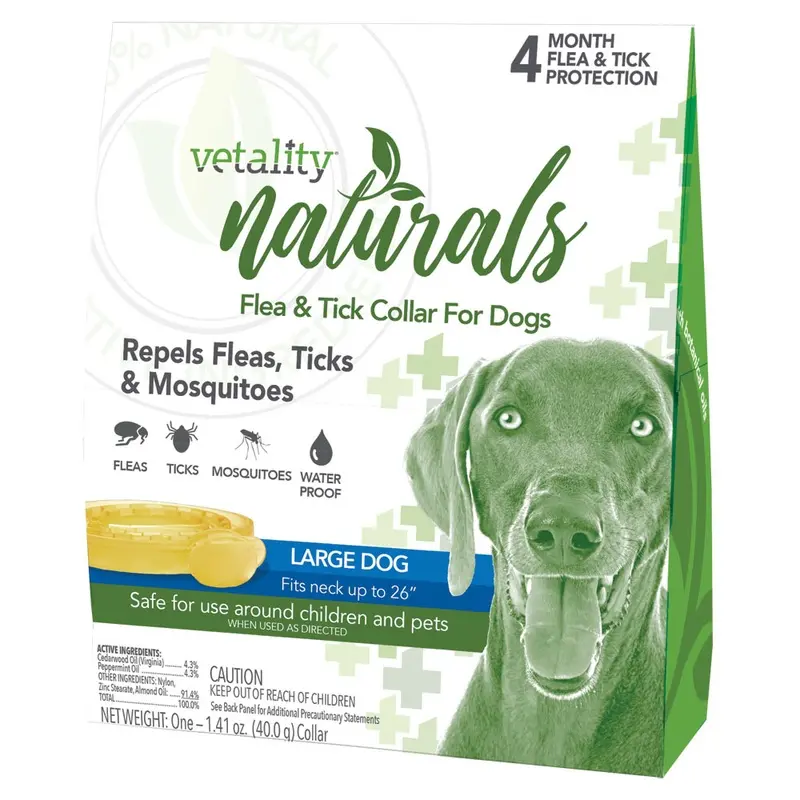 Vetality Naturals - Dog Flea & Tick Collar - Lg