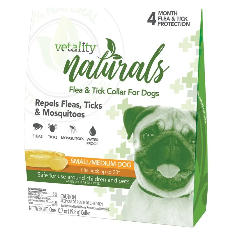 Vetality Naturals - Dog Flea & Tick Collar - Sm/Md