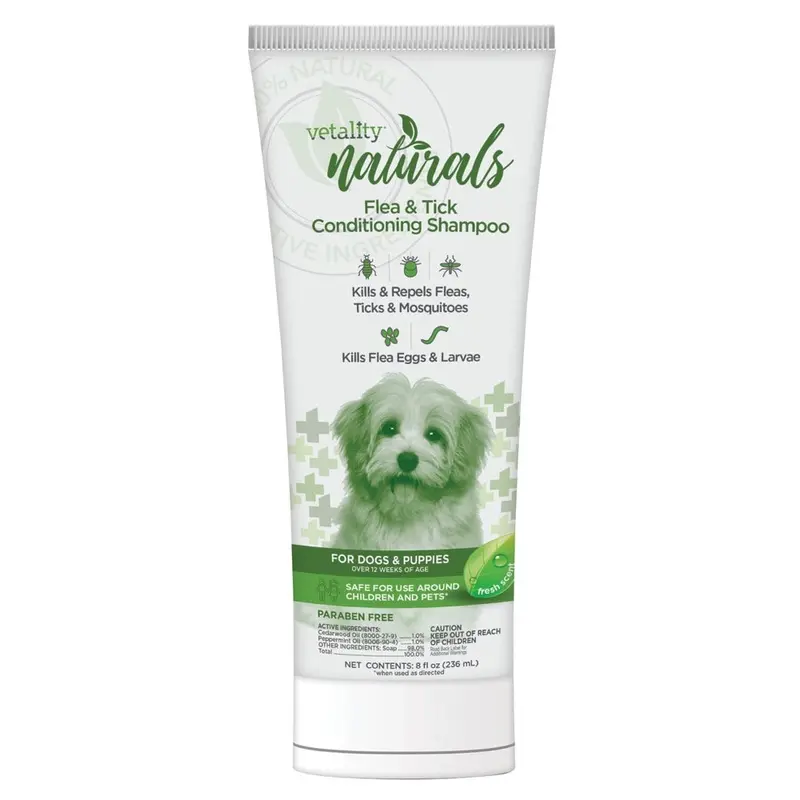 Vetality Naturals - Dog Flea & Tick Conditioning Shampoo