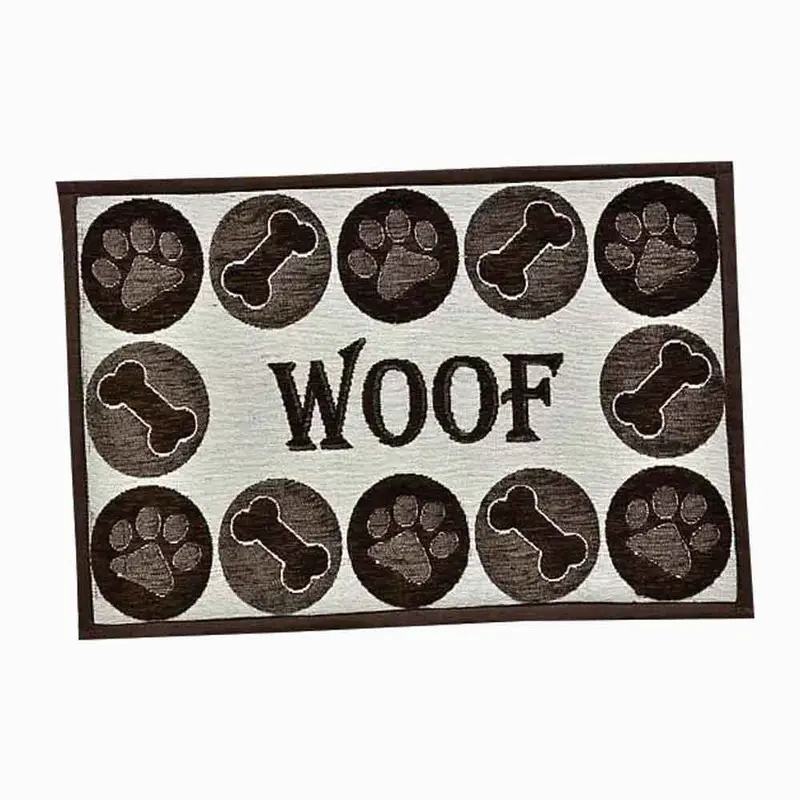 Woof Chenile Fashion Mat