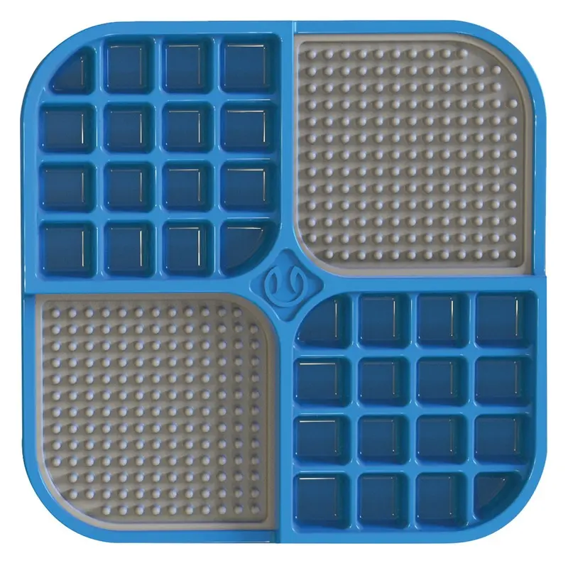 Hyper-Pet - Duo Lick Mat - Blue N Grey