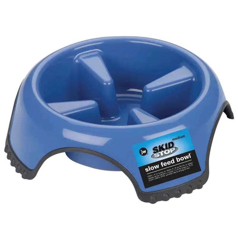 JW Pet - Skid Stop Slow Feeder Bowl MD
