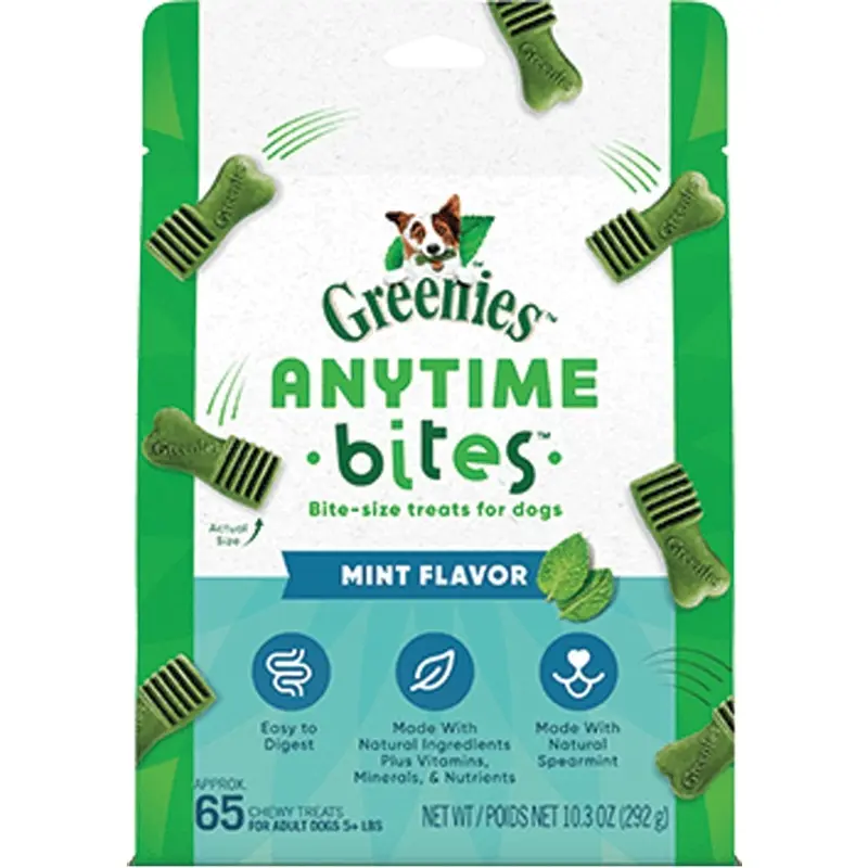 Greenies - Anytime Bites Mint Dog Treats 10.3oz