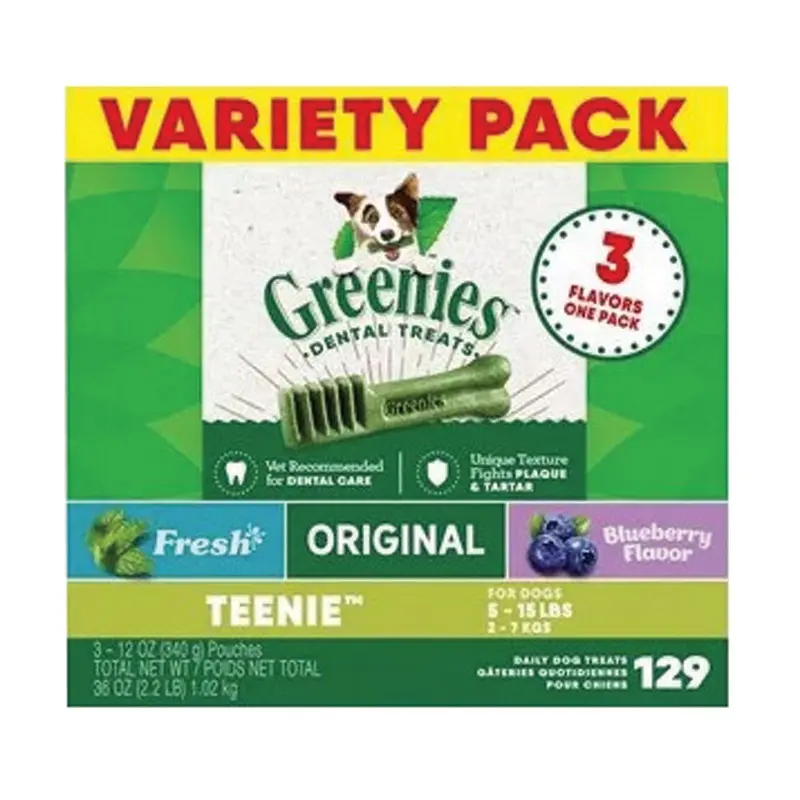 Greenies - Dental Variety Pack Teenie 36oz 129pk