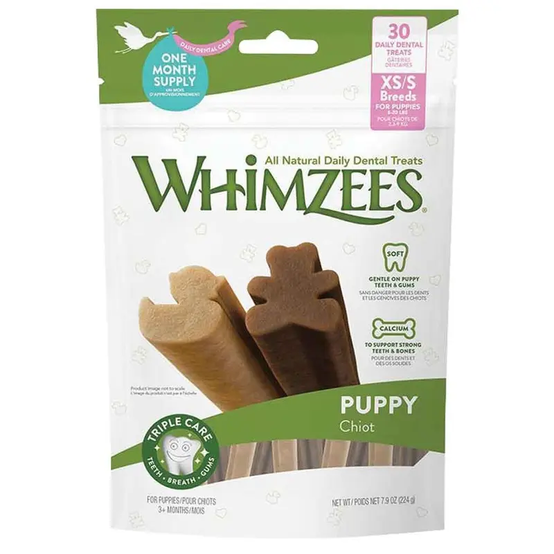 Whimzee Dental Chews - Small Breed Puppy - 7.9 oz